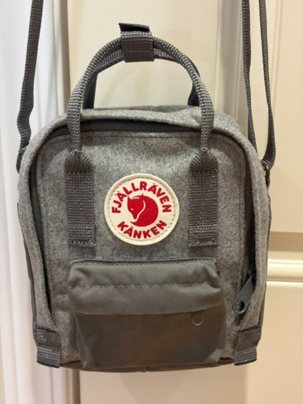 Fjallraven Bag Kanken Re-wool Sling Grey Cross Body